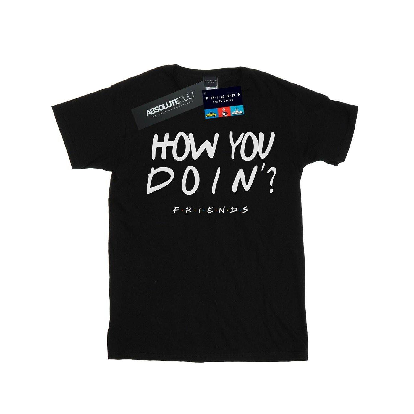 Image of How You Doin? Tshirt Mädchen Schwarz 128