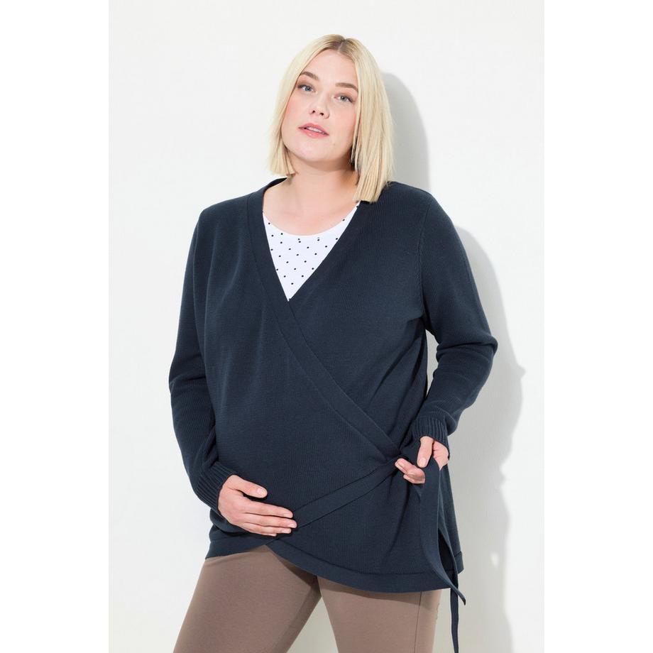 Ulla Popken Bellieva Pull Cache-cœur  