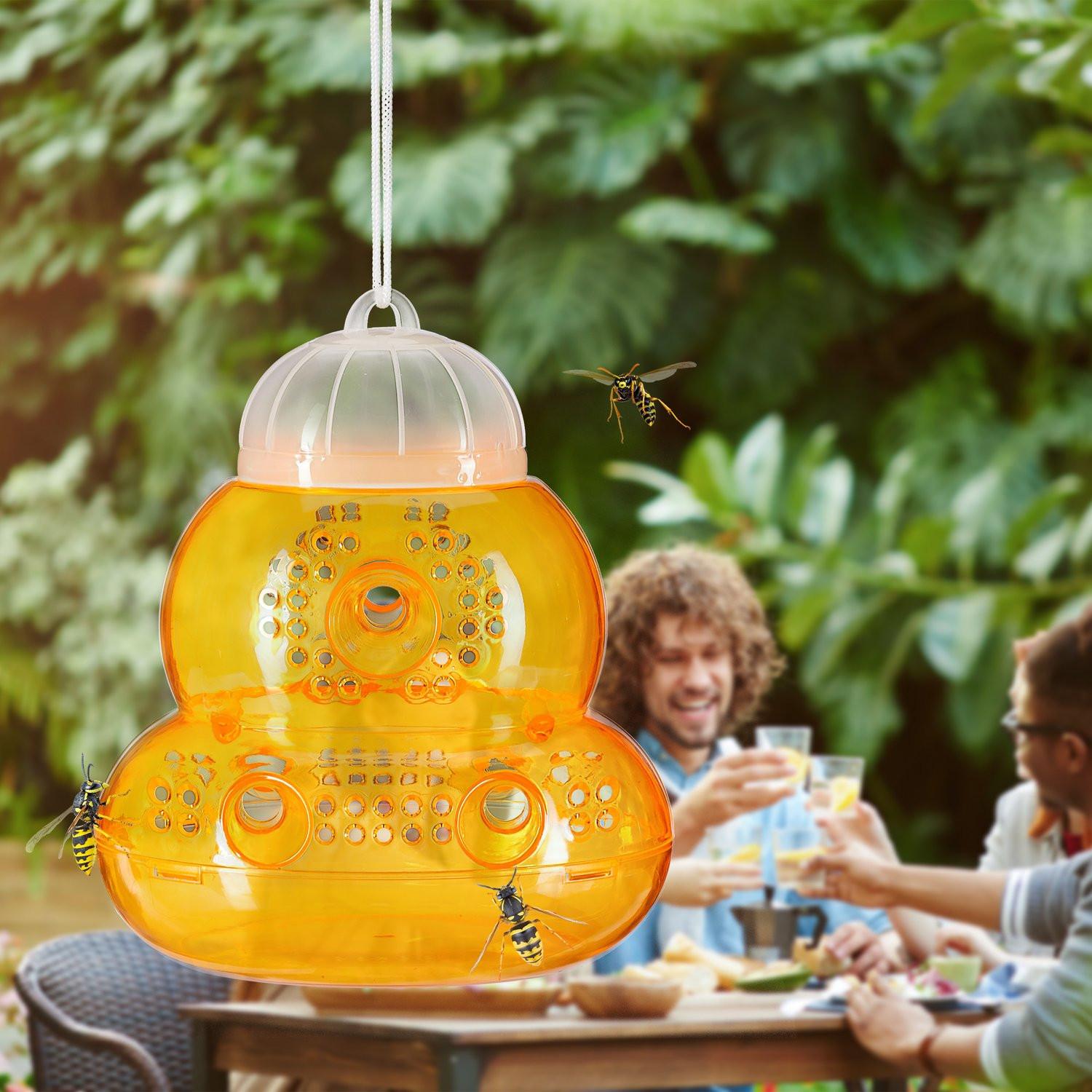 Northix Piège à guêpes orange, lot de 2  