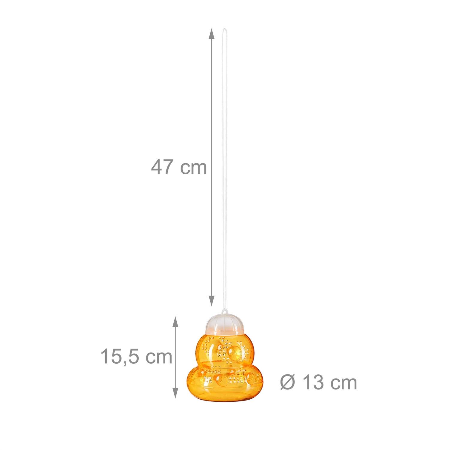 Northix Piège à guêpes orange, lot de 2  
