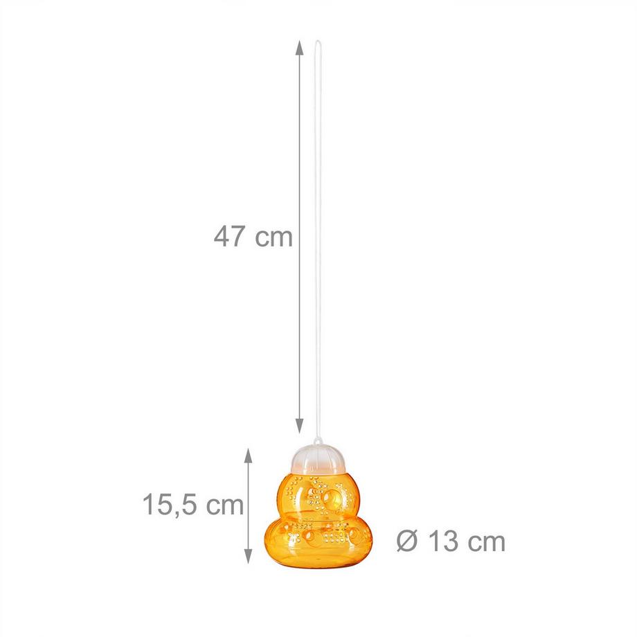 Northix Piège à guêpes orange, lot de 2  
