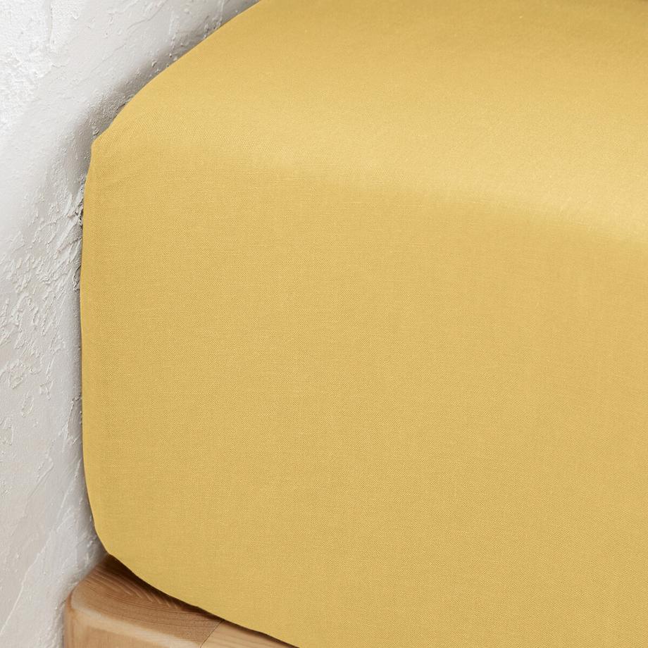 La Redoute Intérieurs Linot Fixleintuch aus vorgewaschenem Leinen  