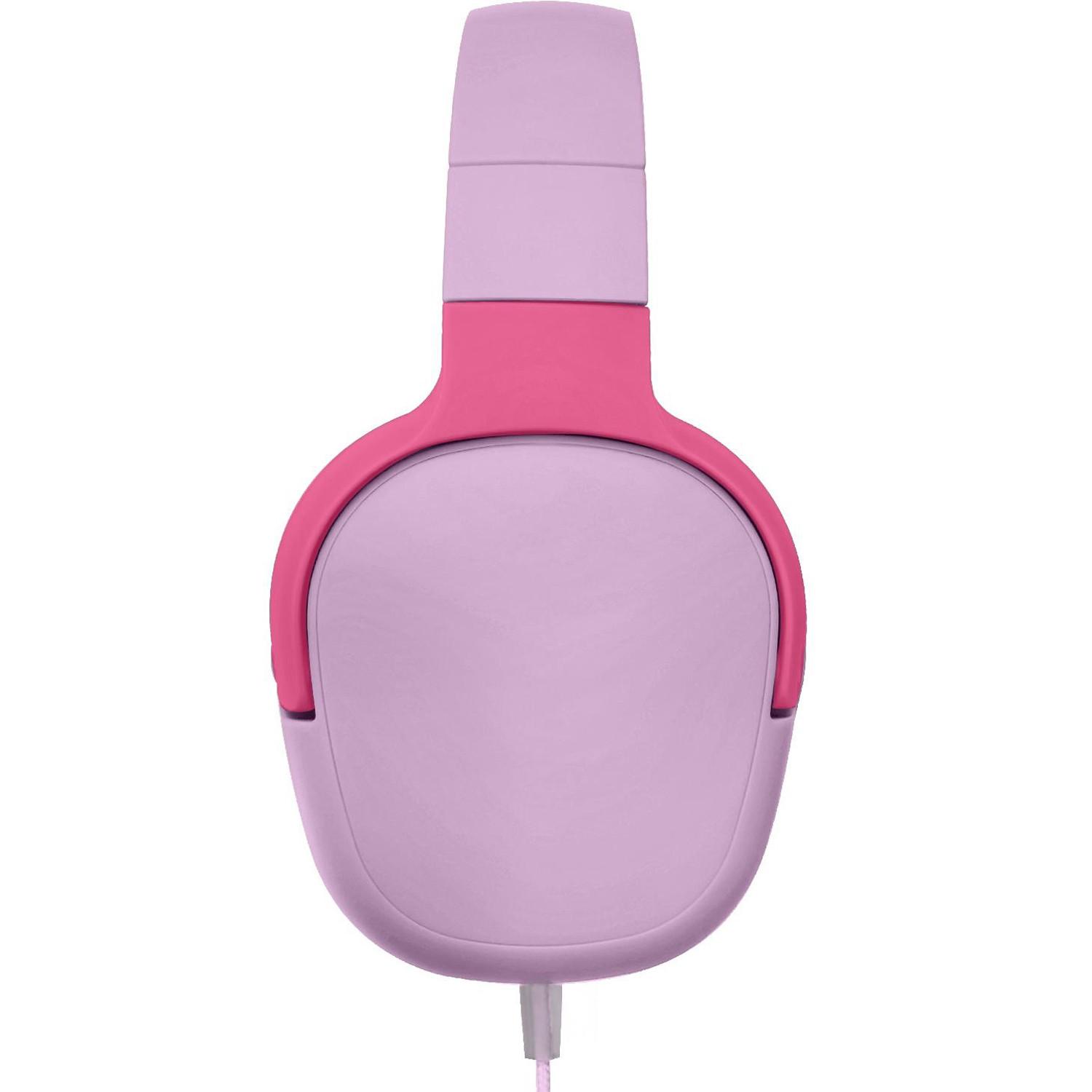 Celly  KidsBeat 2 Kopfhörer, Lautstärke begrenzt auf max. 85 dB, 3,5-mm-Anschluss, Rosa 