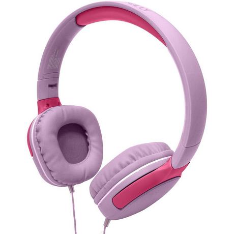 Celly  KidsBeat 2 Kopfhörer, Lautstärke begrenzt auf max. 85 dB, 3,5-mm-Anschluss, Rosa 