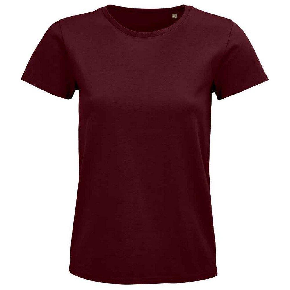 Image of Pioneer Tshirt Aus Biologischem Anbau Damen Weinrot S