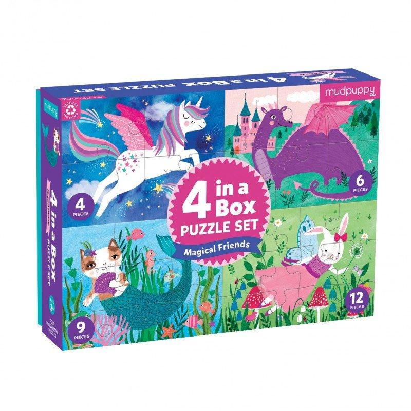 Image of 4 in a Box / Magical Friends Multicolor