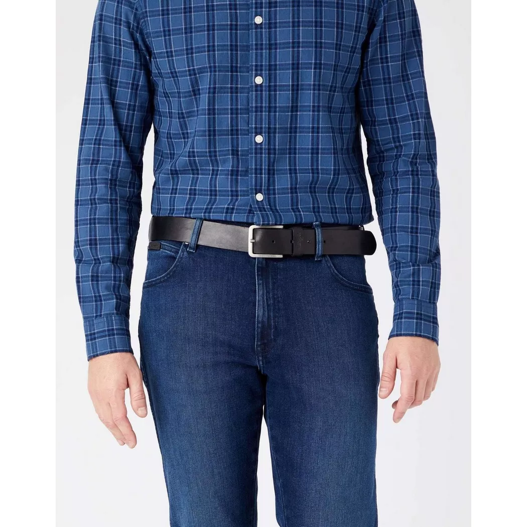 Wrangler - Structured Cintura, per uomo, Nero, Größe 115
