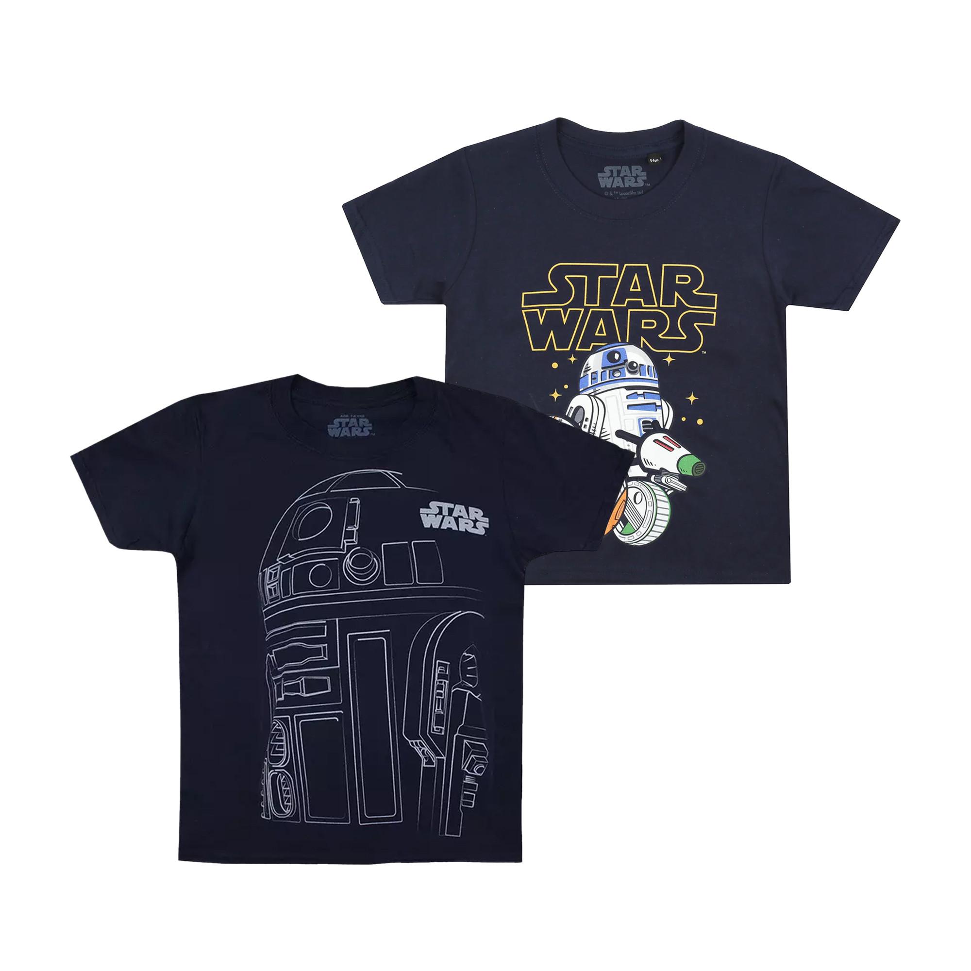 Image of Tshirt (2erpack) Jungen Marine 140