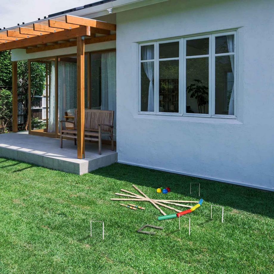 B2X  Krocketspiel für Kinder und Erwachsene 