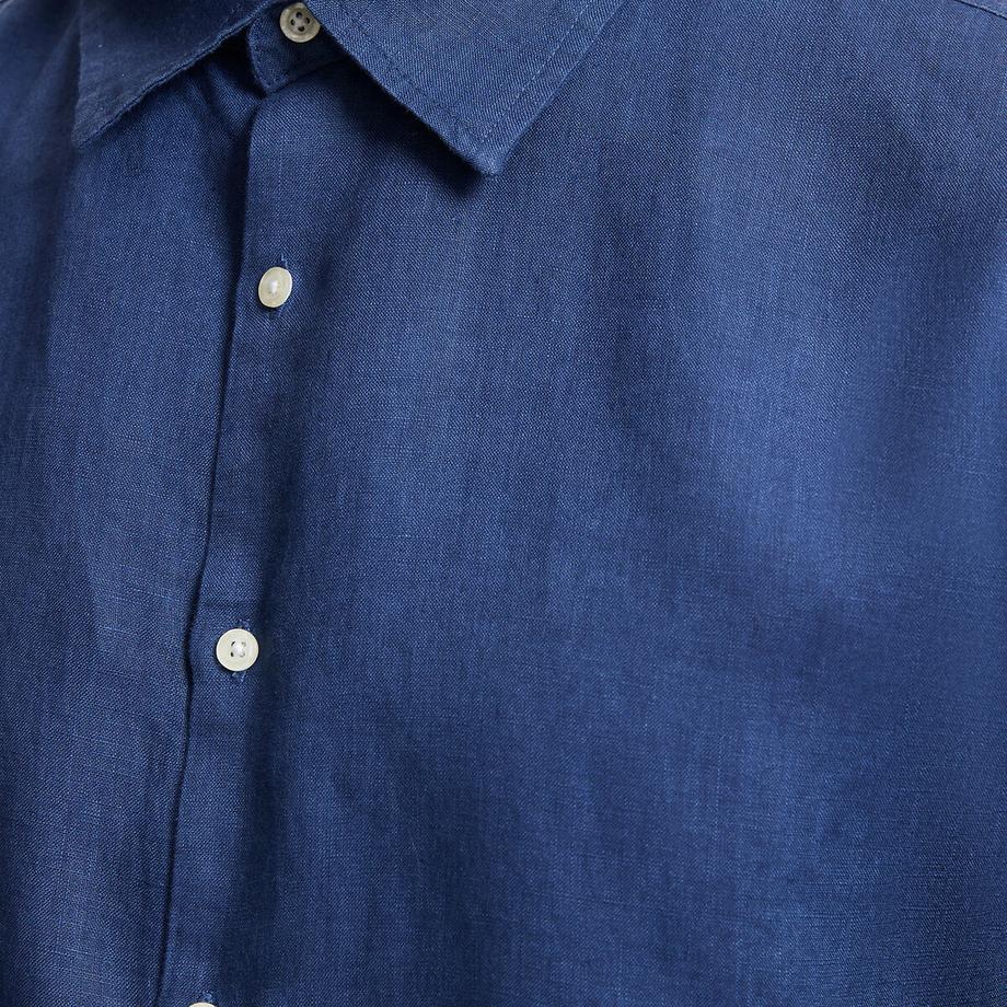 La Redoute Collections Signature Gerades Langarm Leinenhemd  