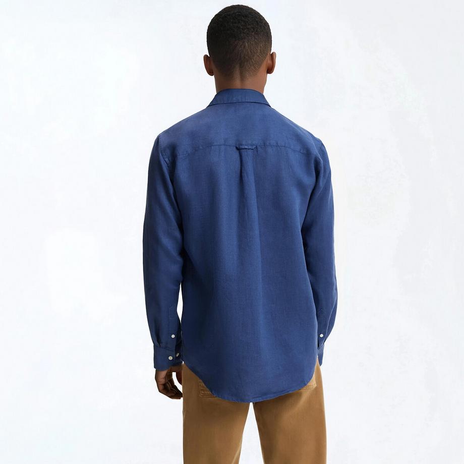 La Redoute Collections Signature Gerades Langarm Leinenhemd  