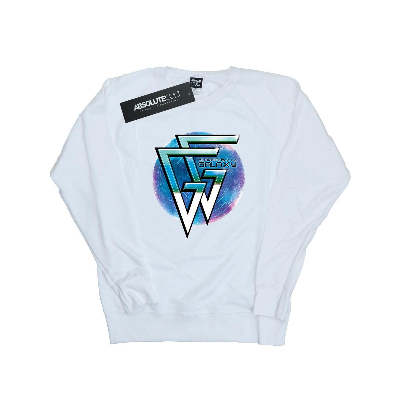 Image of Guardians Of The Galaxy Logo Sweatshirt Damen Weiss S