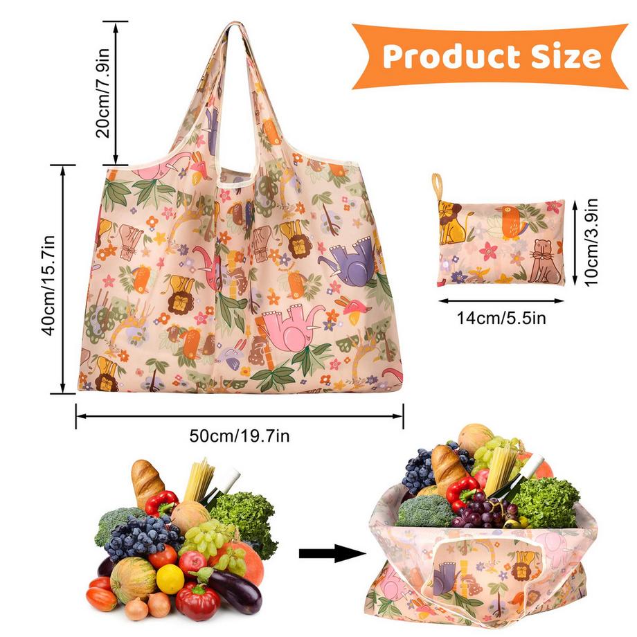 Only-bags.store Sac de courses pliable réutilisable  