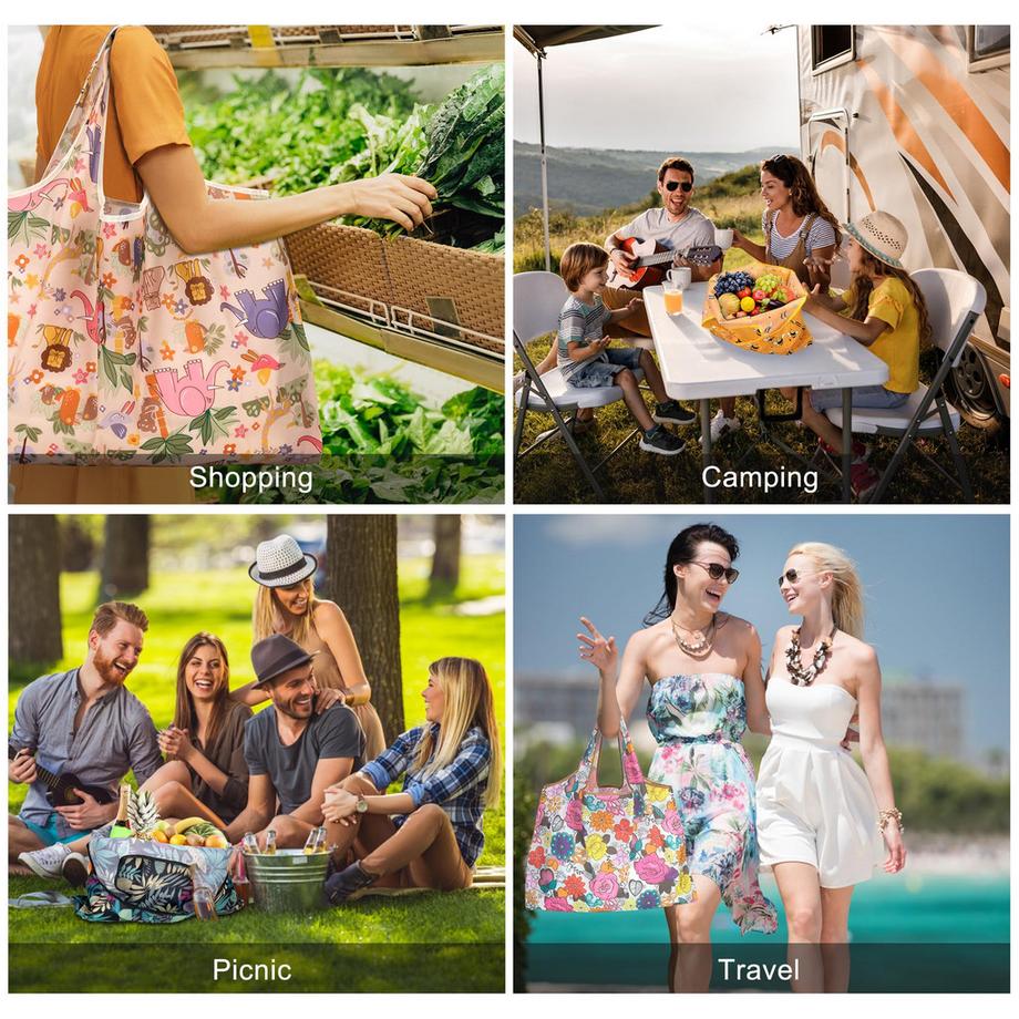 Only-bags.store Sac de courses pliable réutilisable  