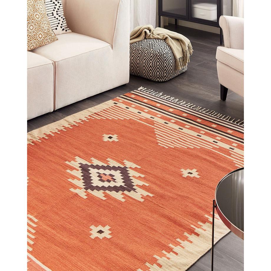 Beliani Tapis en Coton  GAVAR  