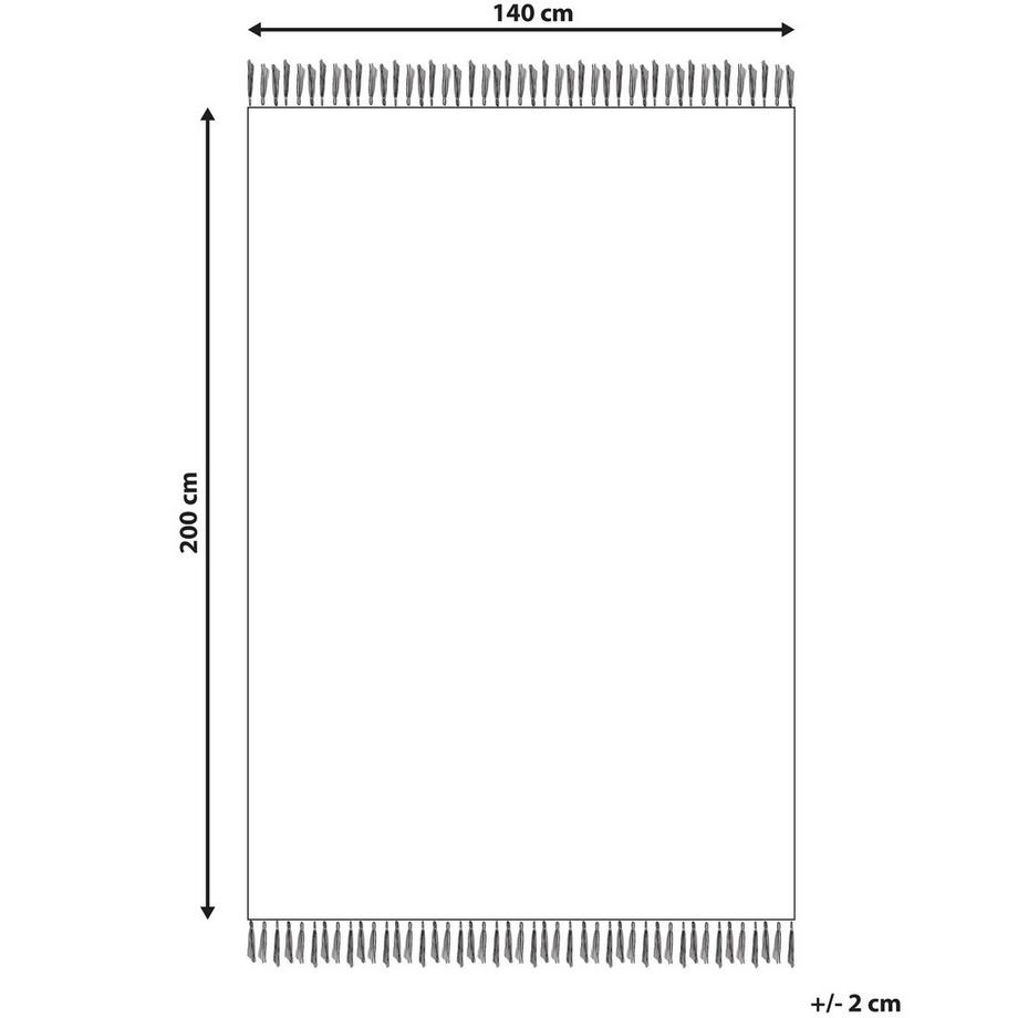 Beliani Tapis en Coton  GAVAR  