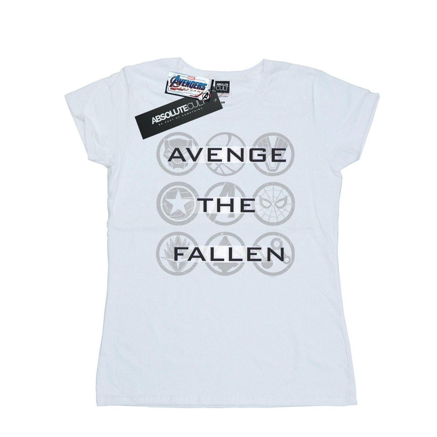 Image of Avengers Endgame Avenge The Fallen Icons Tshirt Damen Weiss XXL