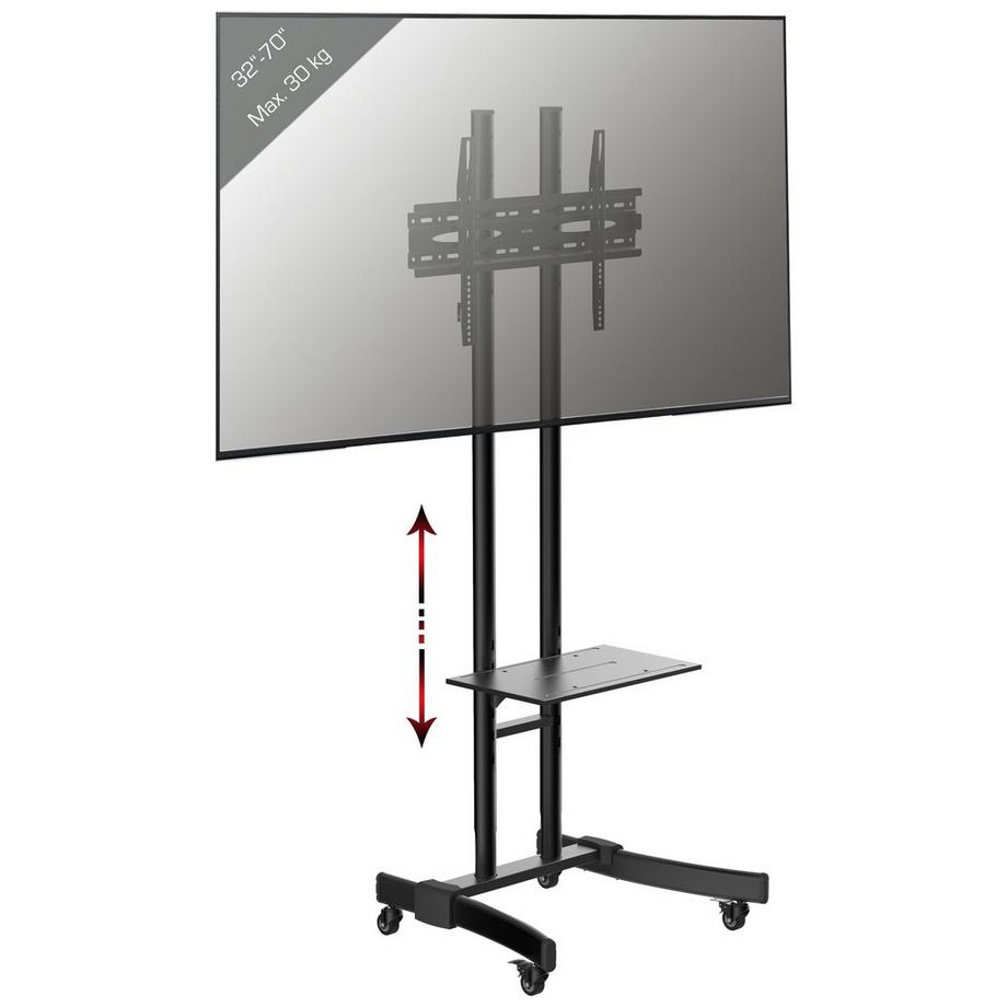 VCM Universal TV Standfuß Ständer Fernseh Wagen Fernsehständer Möbel B-MS 190  