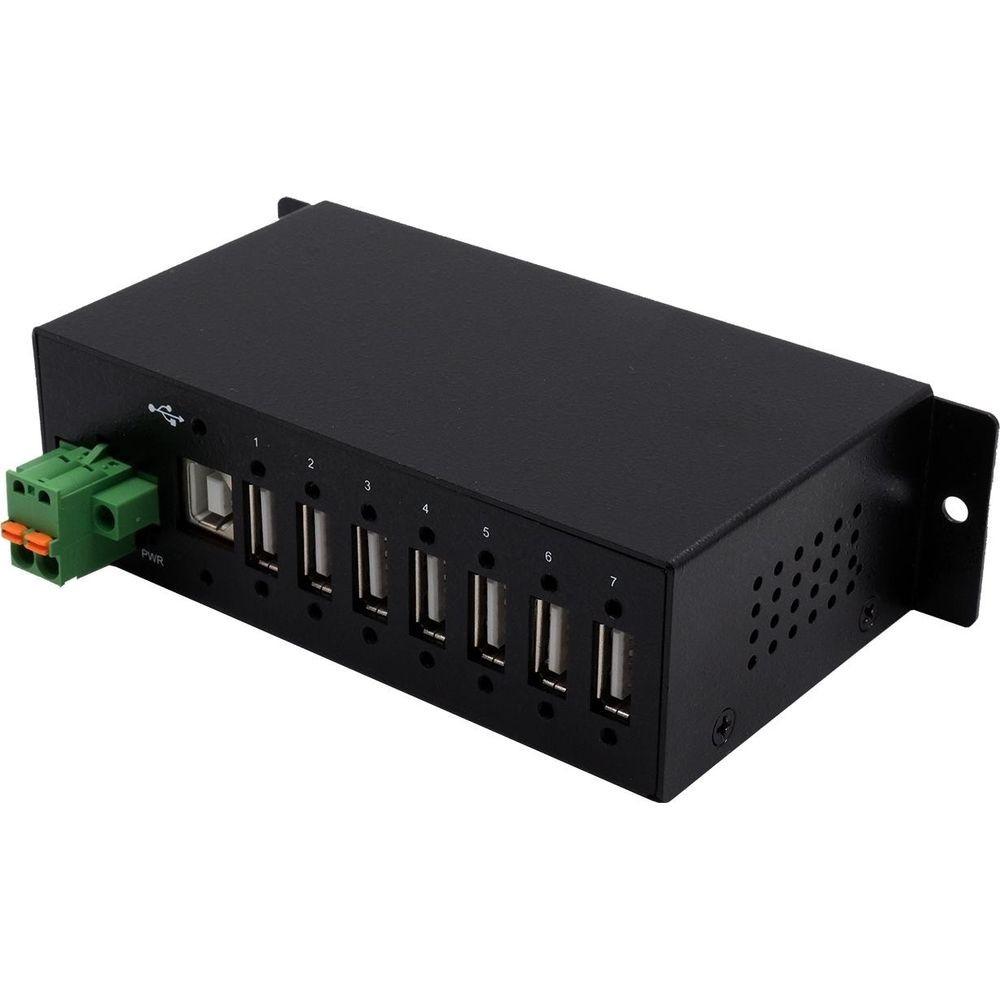 EXSYS  EX-1179HMVS hub di interfaccia USB 2.0 Type-B 480 Mbit/s Nero 