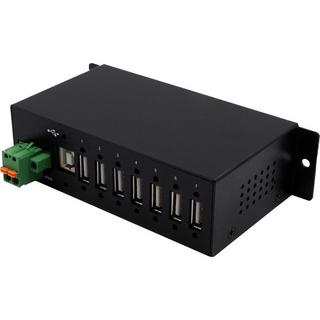 EXSYS  EX-1179HMVS hub di interfaccia USB 2.0 Type-B 480 Mbit/s Nero 