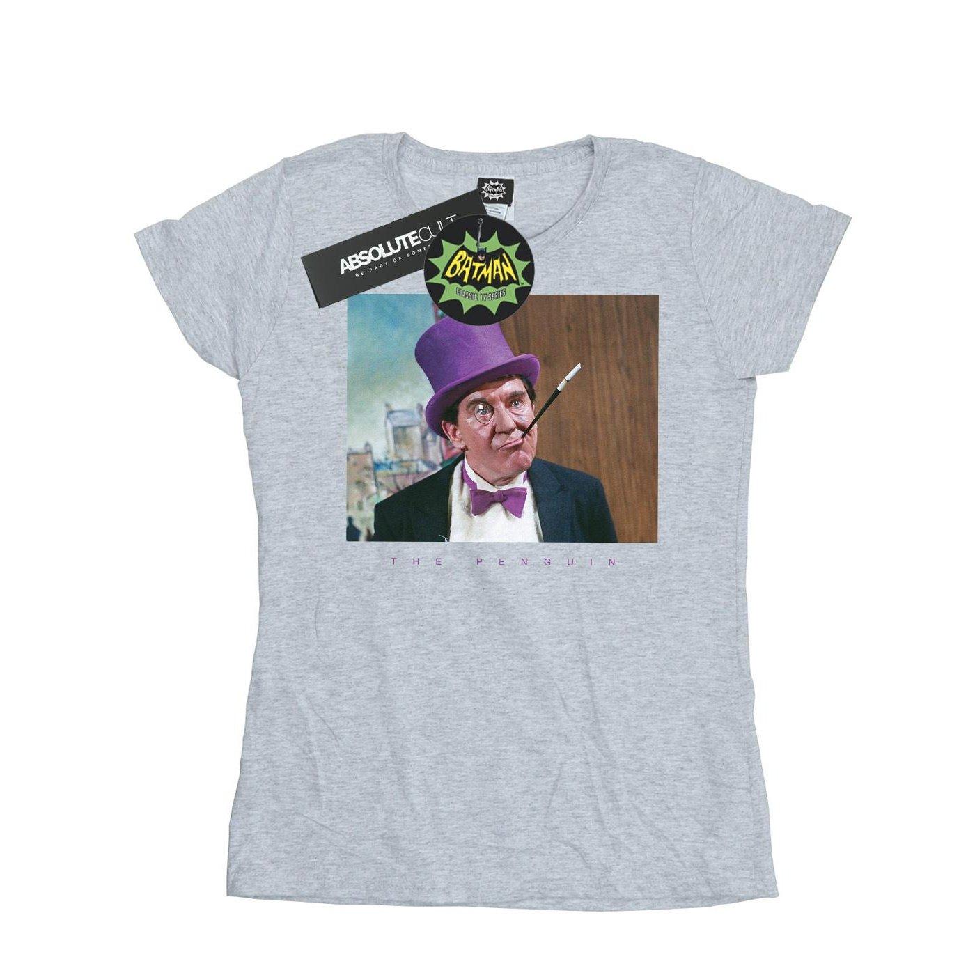 Image of Batman Tv Series The Penguin Photograph Tshirt Damen Grau XXL