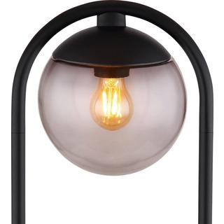 mutoni  Lampe d'extérieur Michael métal verre fumé 1xE27 