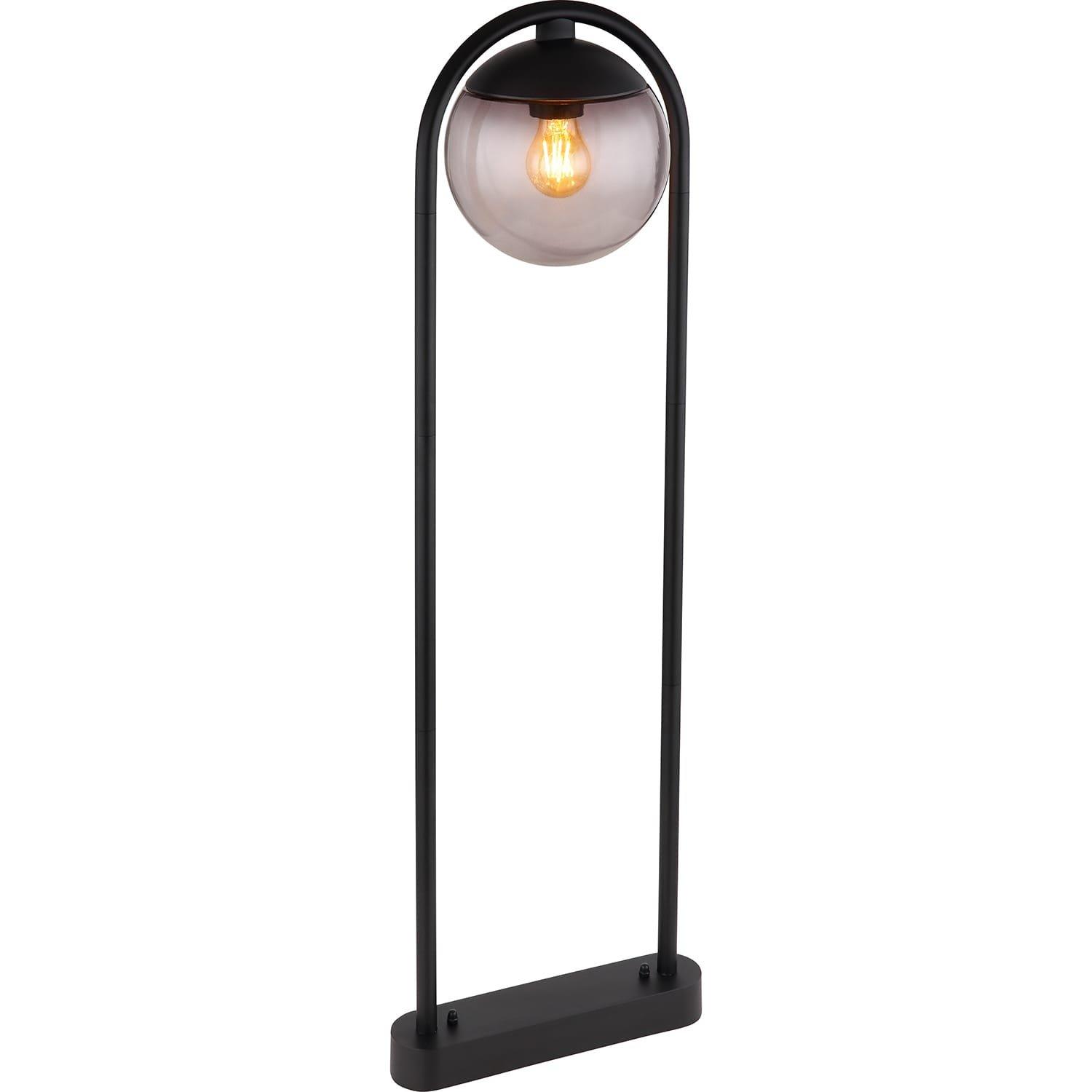 Image of Aussenleuchte Michael Metall Glas Rauchfarben 1xe27 Unisex Multicolor ONE SIZE