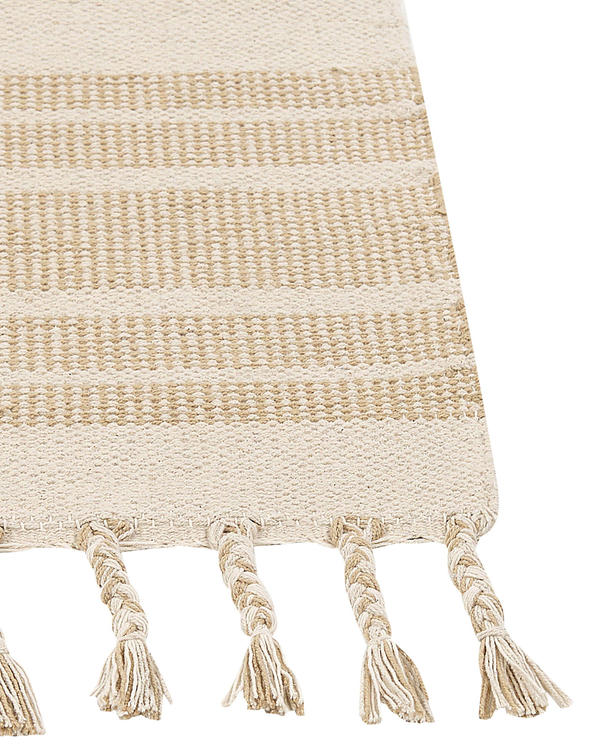 Beliani Tapis en Coton Boho ZEYNAK  