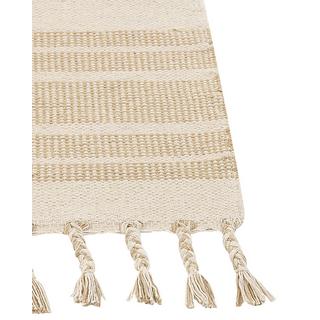 Beliani Tapis en Coton Boho ZEYNAK  