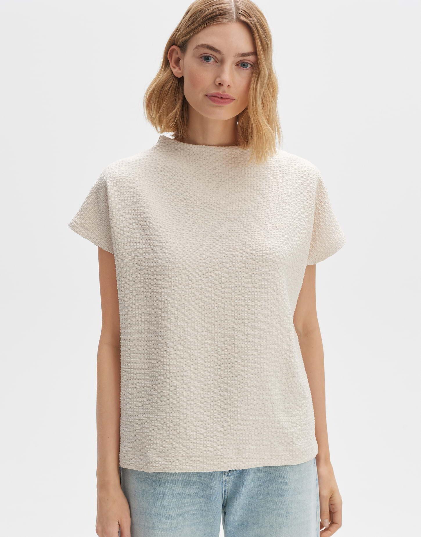 Image of Sweatshirt Garsona Gerader Schnitt Damen Beige 40