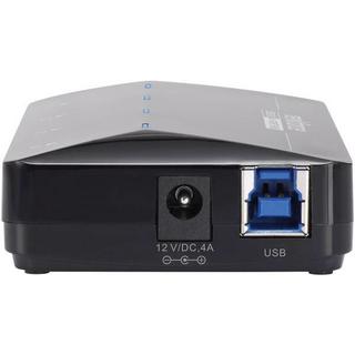 Renkforce  RF-3806031 hub & concentrateur USB 3.2 Gen 1 (3.1 Gen 1) Type-B 5000 Mbit/s Noir 