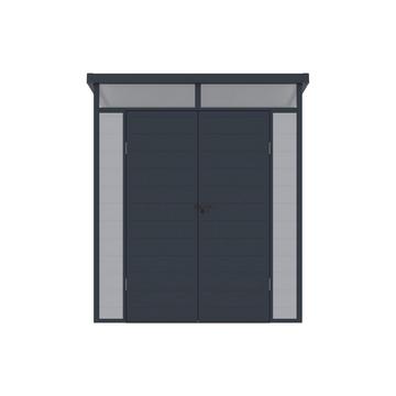 Casetta da giardino in Resina Grigia 3,65 m² con pavimento  - MINARO