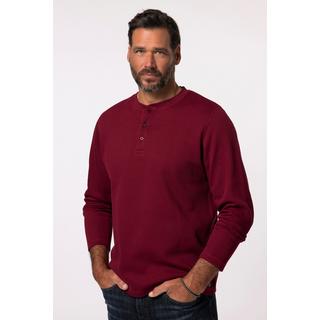 JP1880  Henley manches longues, maille piquée - jusqu'au 8&nbsp;XL 