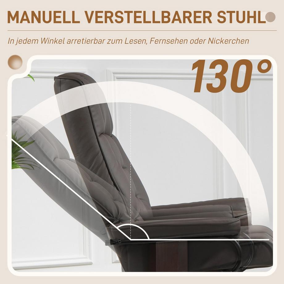 Northio Fauteuil inclinable avec repose-pieds  