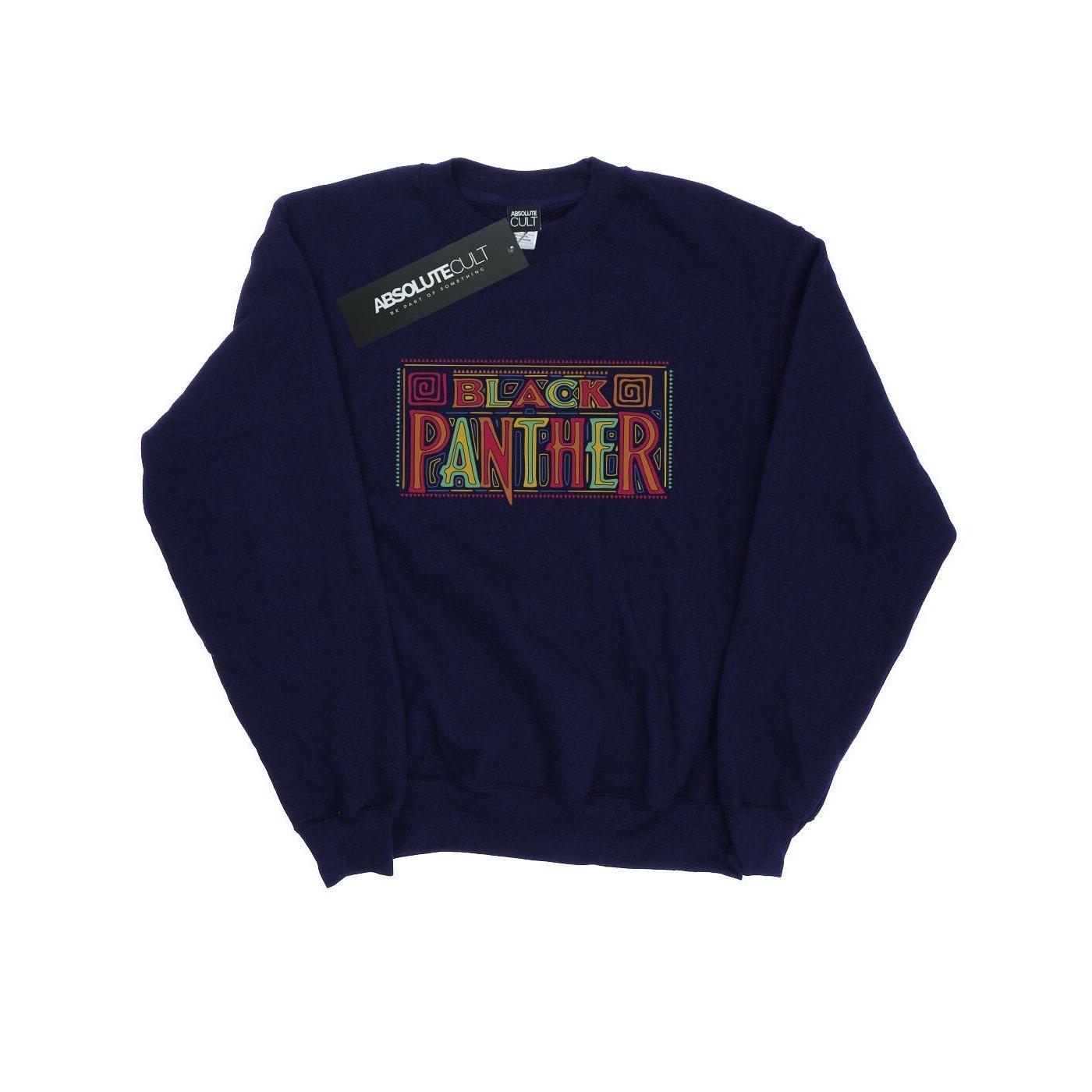 Image of Black Panther Tribal Logo Sweatshirt Damen Marine S