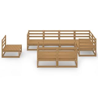 VidaXL Ensemble de meubles de jardin bois de pin  