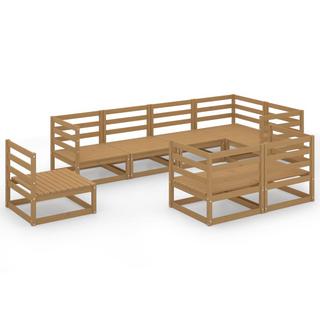 VidaXL Ensemble de meubles de jardin bois de pin  