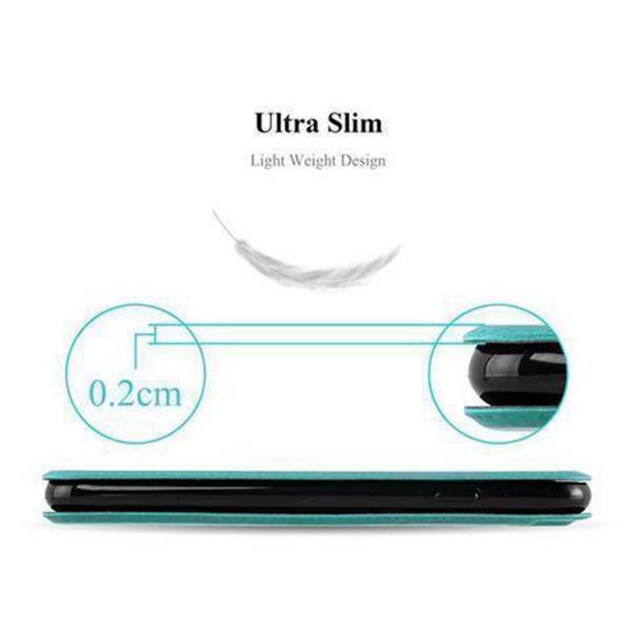 Cadorabo  Hülle für Samsung Galaxy S3 / S3 NEO Magnetverschluss, 2 Sichtfenstern 