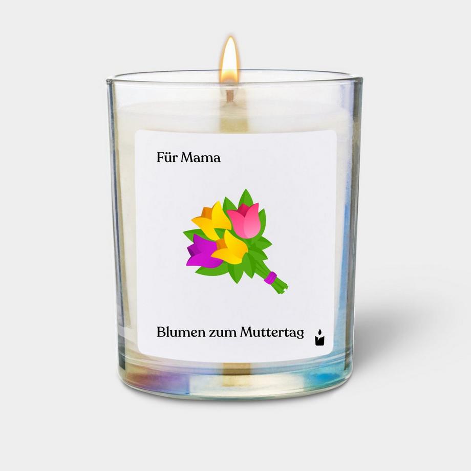Duftkerze Flowery Blumenstrauss
