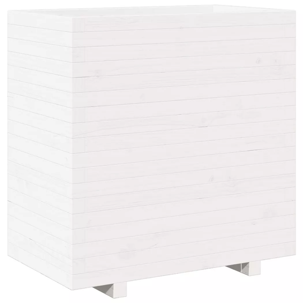 VidaXL - Pflanzkübel kiefernholz, One Size, Weiss