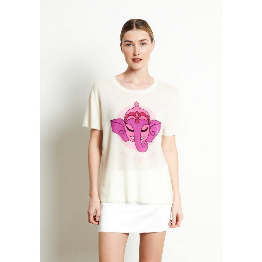 Studio Cashmere8 RIA 9 Sweet Ganesh T-shirt Col Rond  
