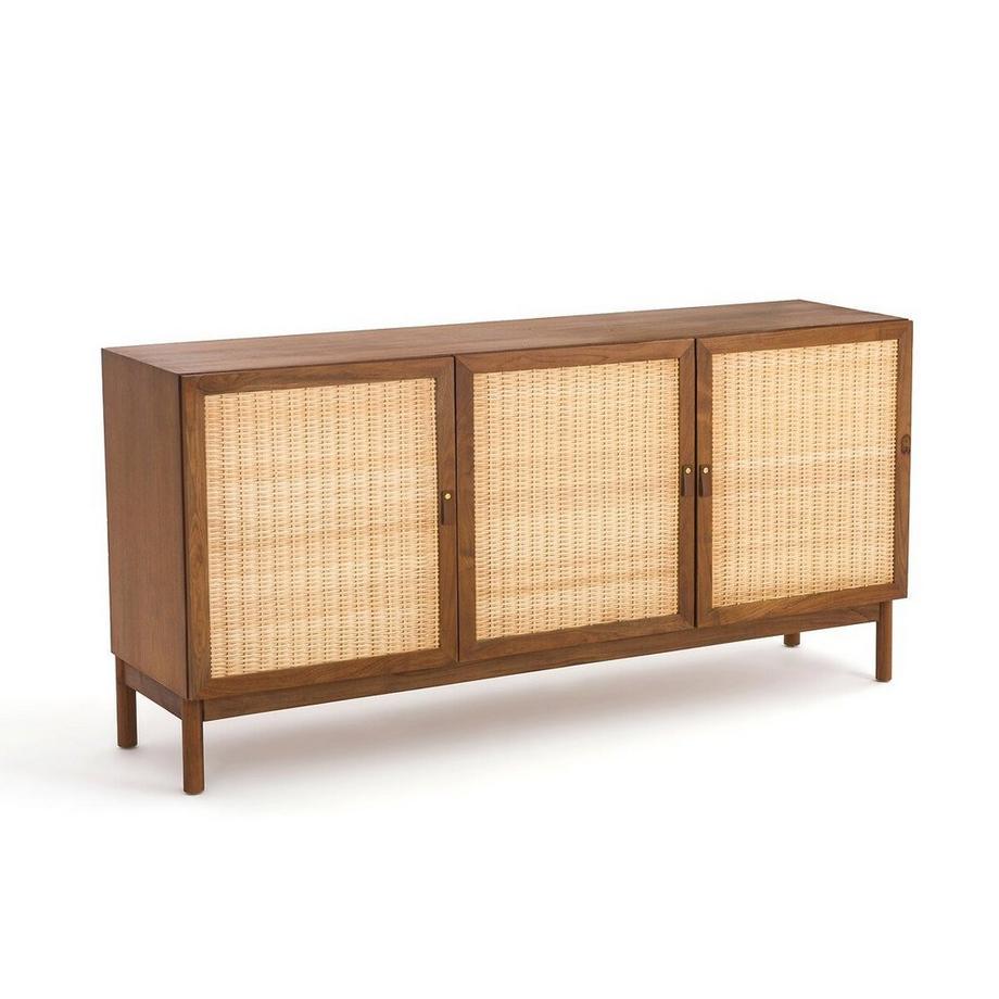 La Redoute Intérieurs  Buffet plaqué teck et rotin 