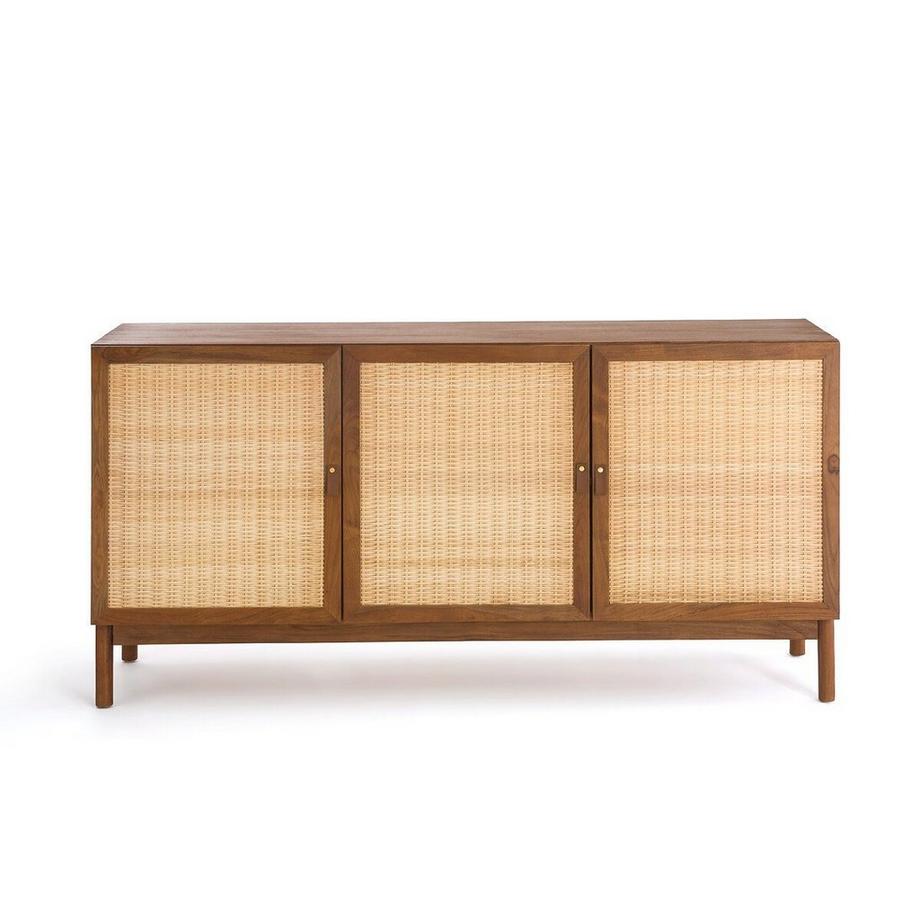 La Redoute Intérieurs  Buffet plaqué teck et rotin 