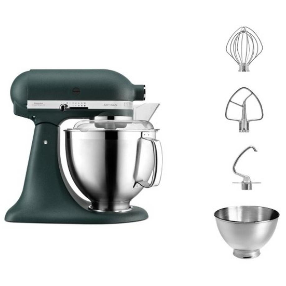 KitchenAid Artisan 5KSM185PSEPP Pebbled Palm - Küchenmaschine 4,8 Liter  