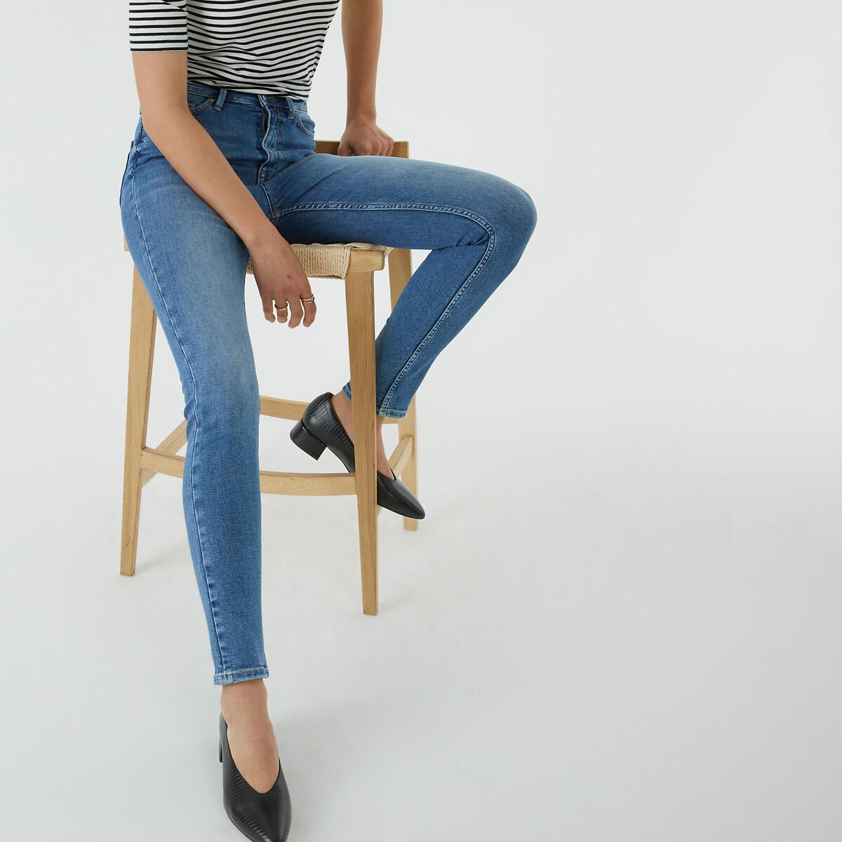 Image of Skinny-jeans Damen Blau 40