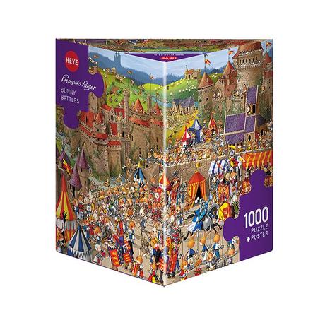 Heye  Puzzle Bunny Battles (1000Teile) 