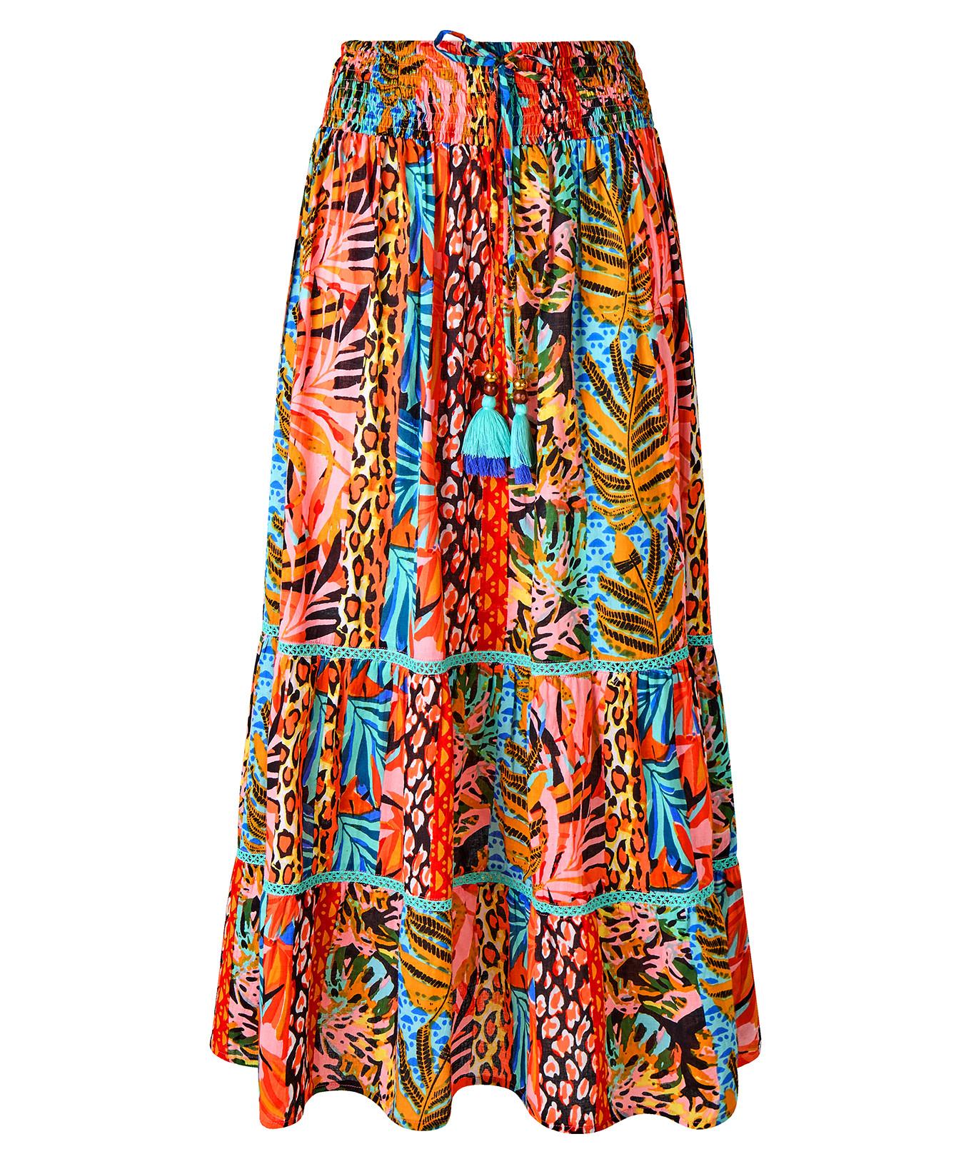 Joe Browns Jupe Longue Dentelle Imprimé Tropical  