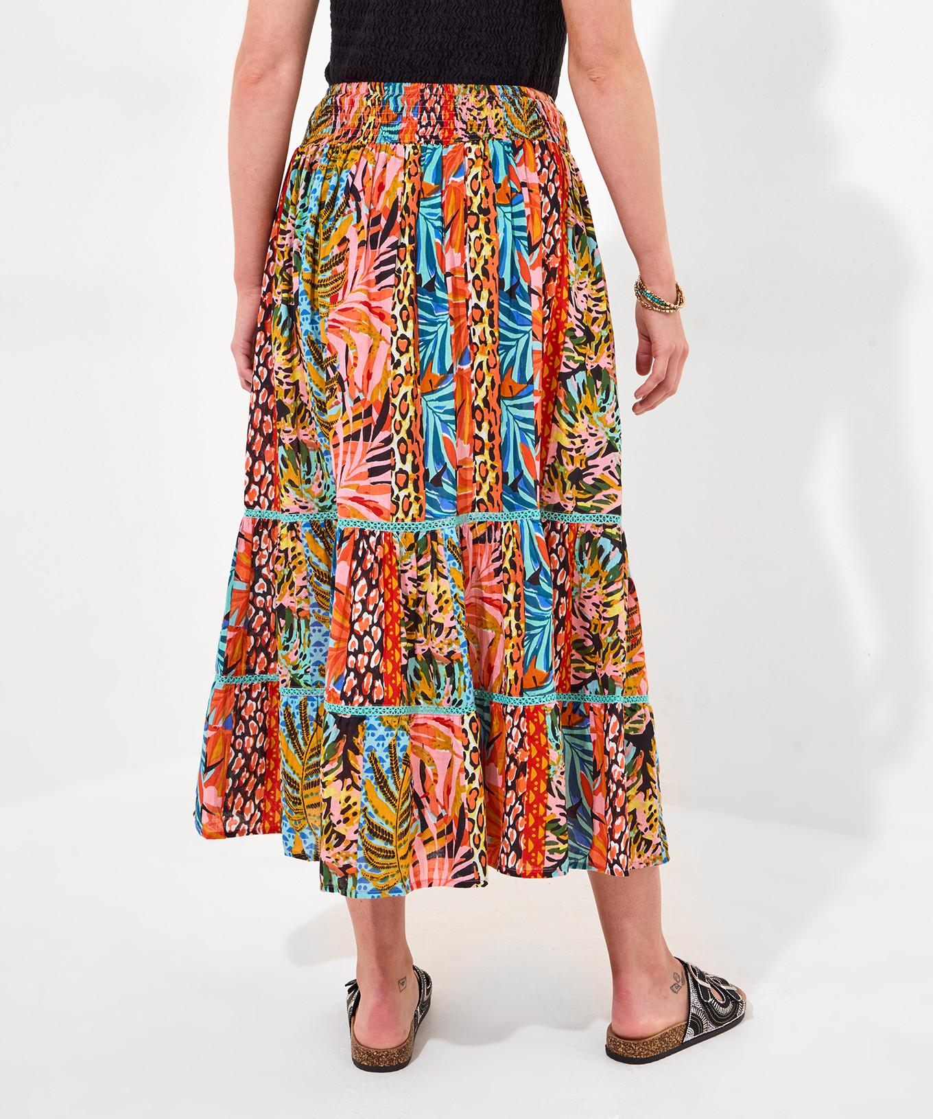 Joe Browns Jupe Longue Dentelle Imprimé Tropical  