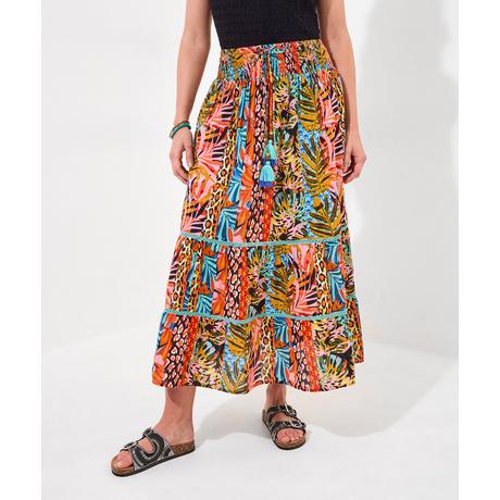 Joe Browns Jupe Longue Dentelle Imprimé Tropical  
