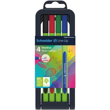 SCHNEIDER Fineliner Line-Up Etui à 4 Stk.